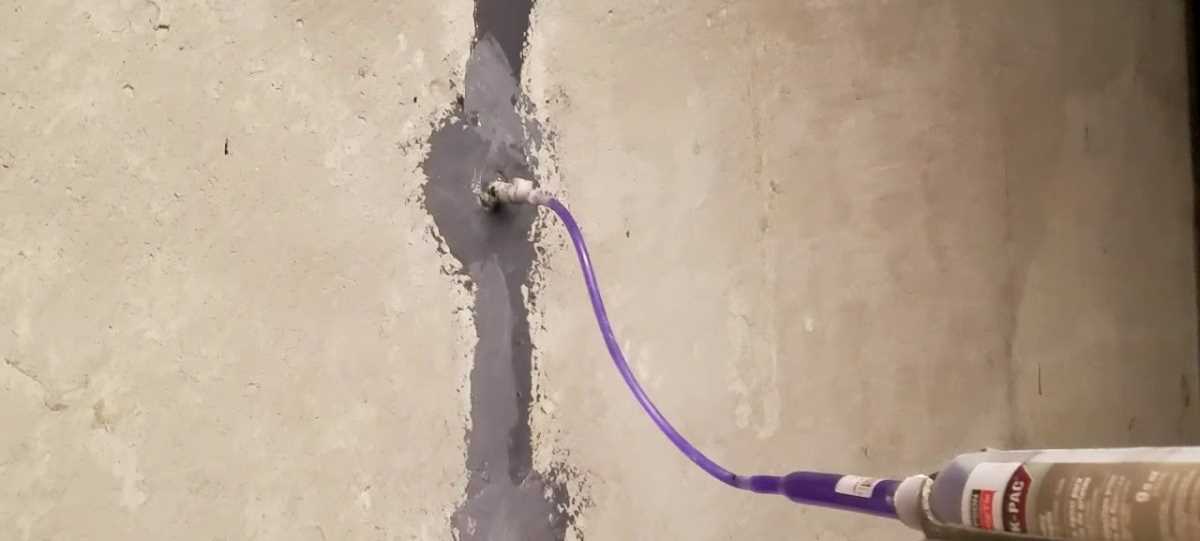Foundation Crack Injections For Basement Crack Repair in Springfield Missouri